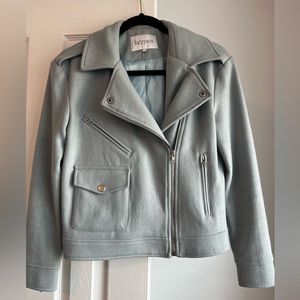 Wool Blend Baby Blue Coat